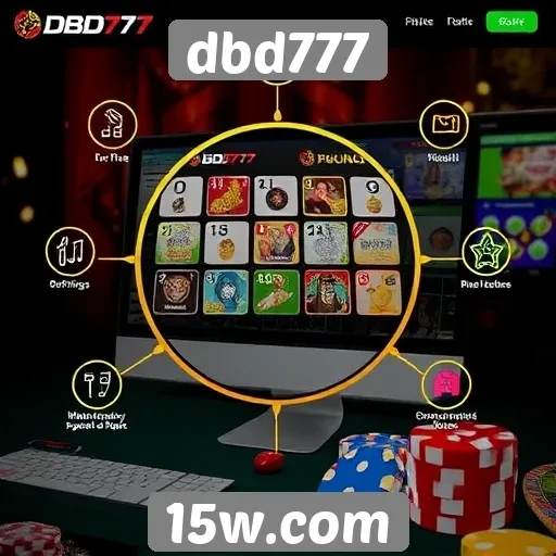 Exploração das funcionalidades do site dbd777